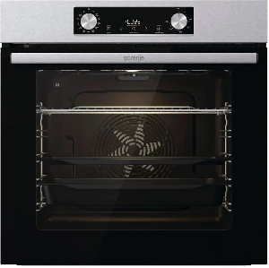 Духовой шкаф Gorenje электрический, 77л, A+, пар, дисплей, пиролиз, нерж