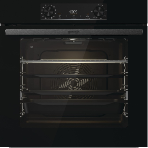 Духовой шкаф Gorenje электрический, 77л, A+, пар, дисплей, пиролиз, черный